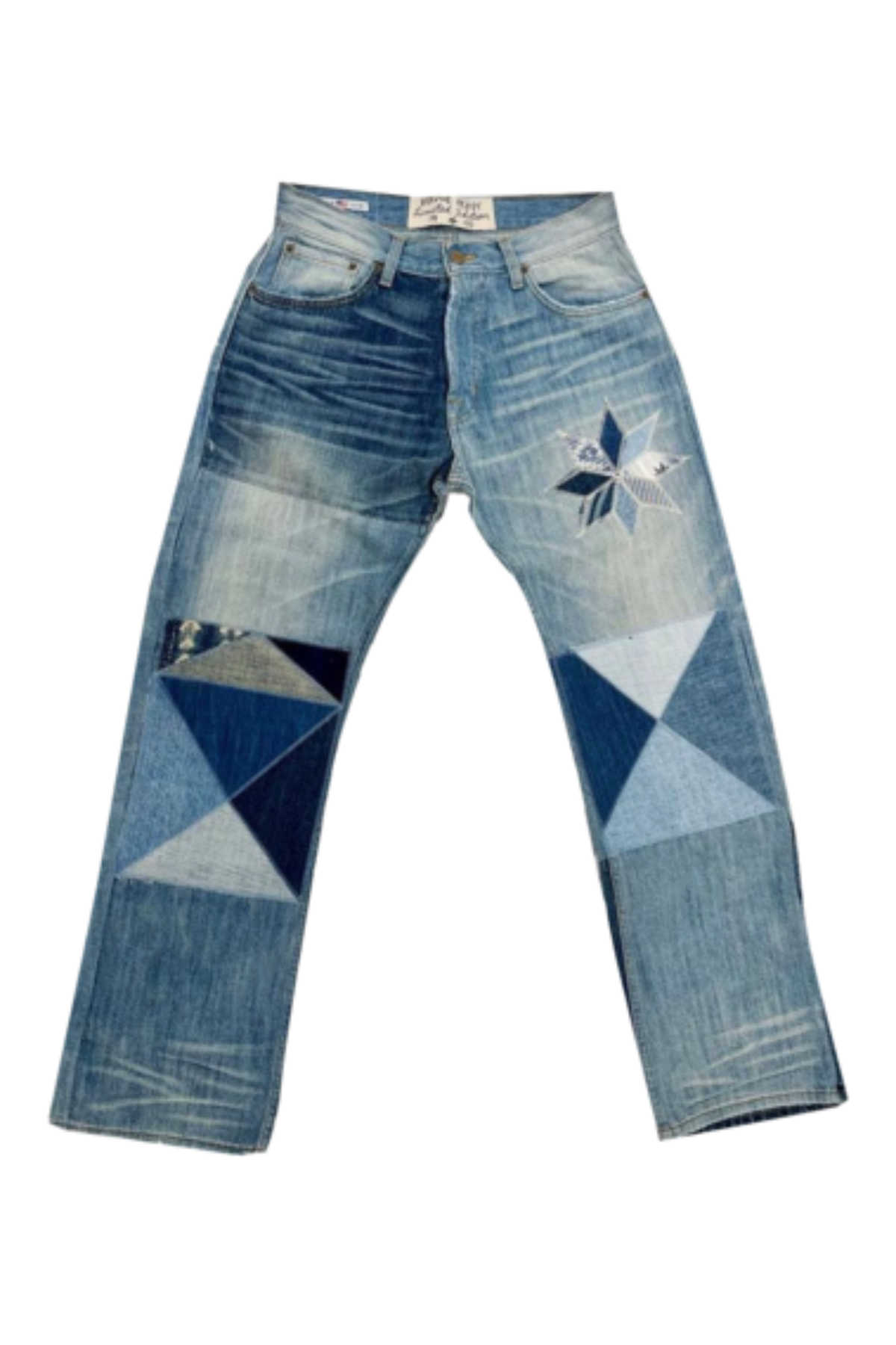 Indigo Quilted 5-Pocket