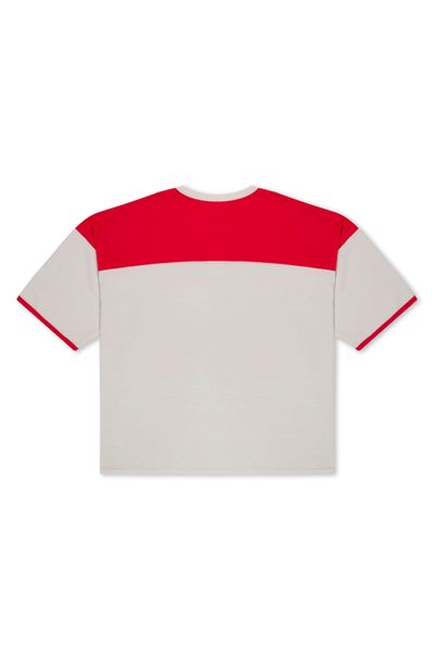 Oversized 95 Football Jersey Red/White