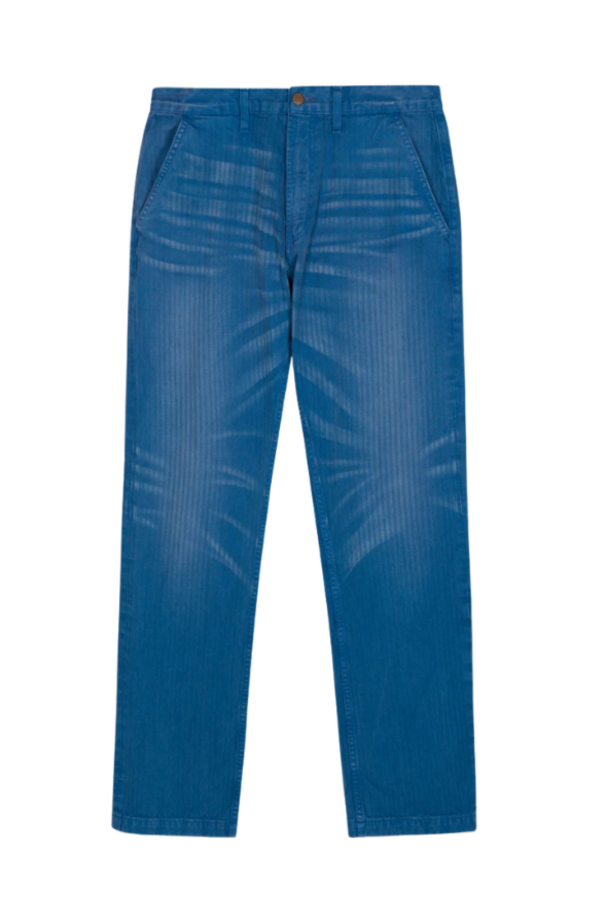 Indigo Sunfaded Herringbone
