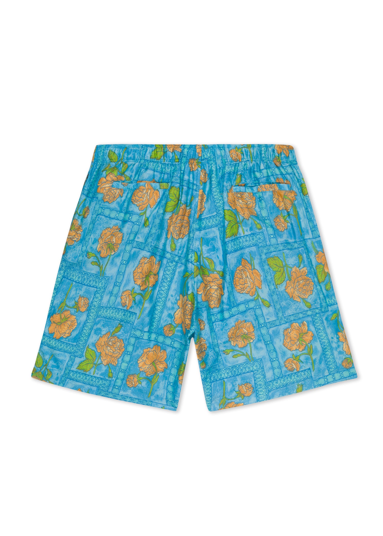 VH Floral Short Oxford Blue