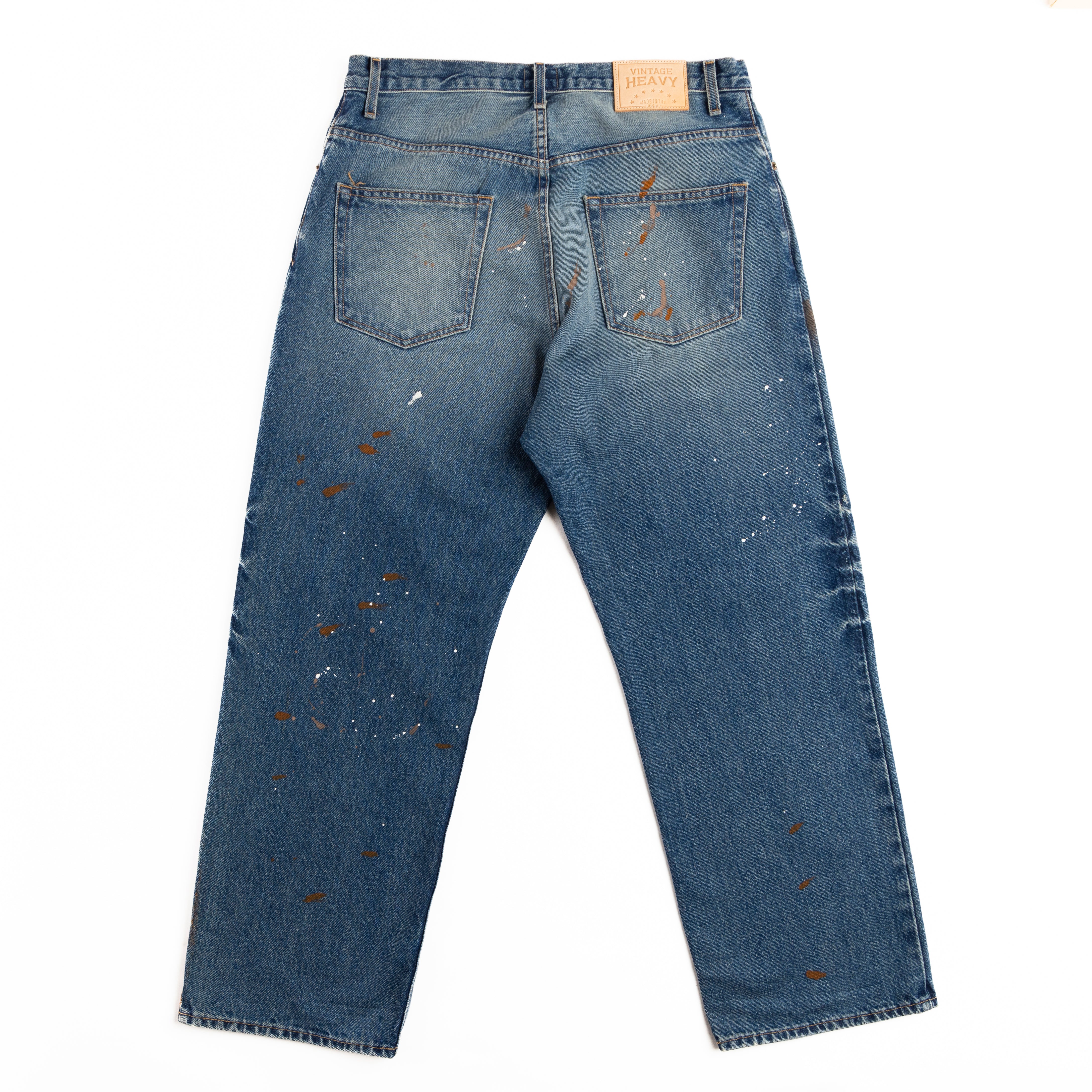 5-Pocket Splattered Denim