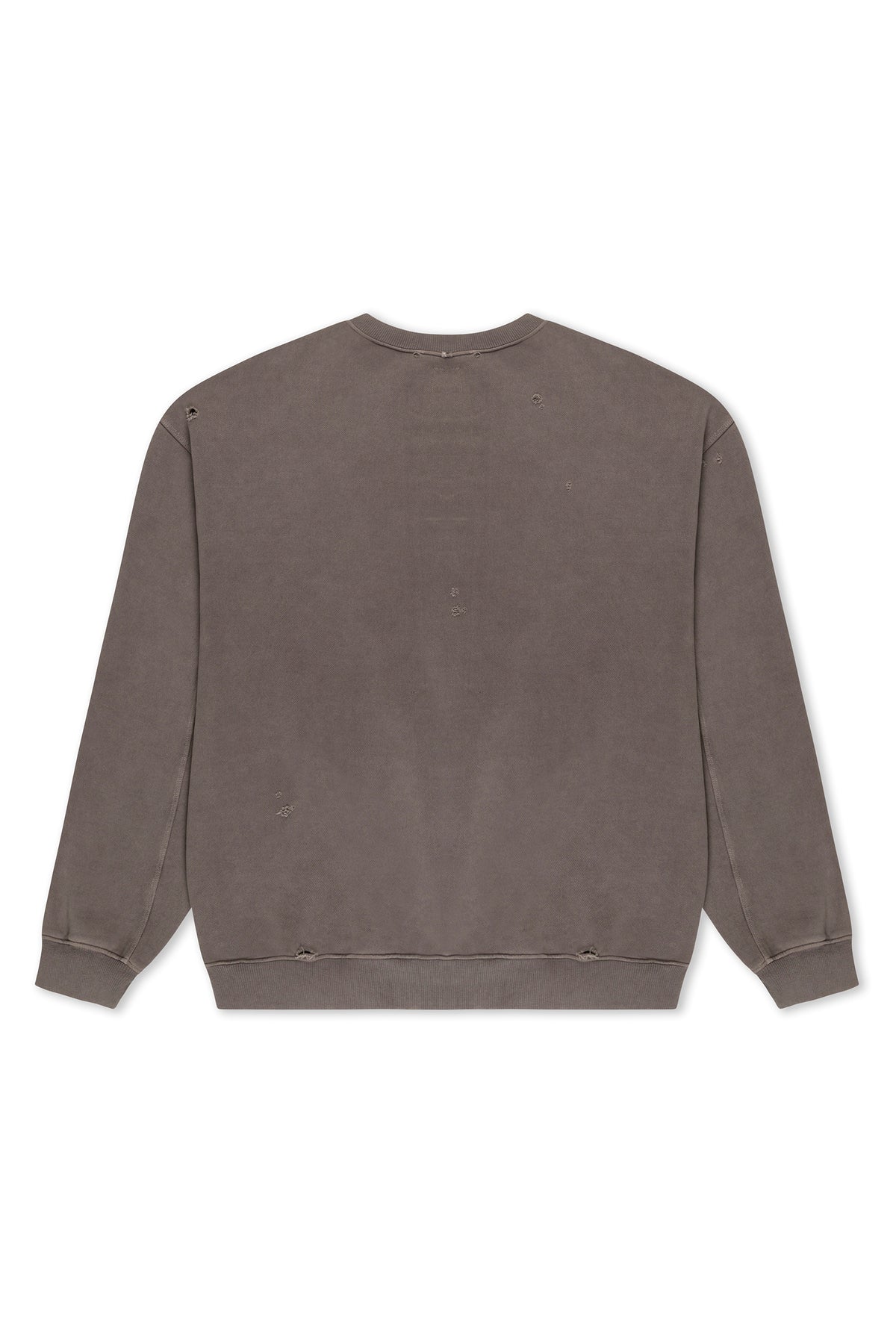 Grey Oversized Aged Crew