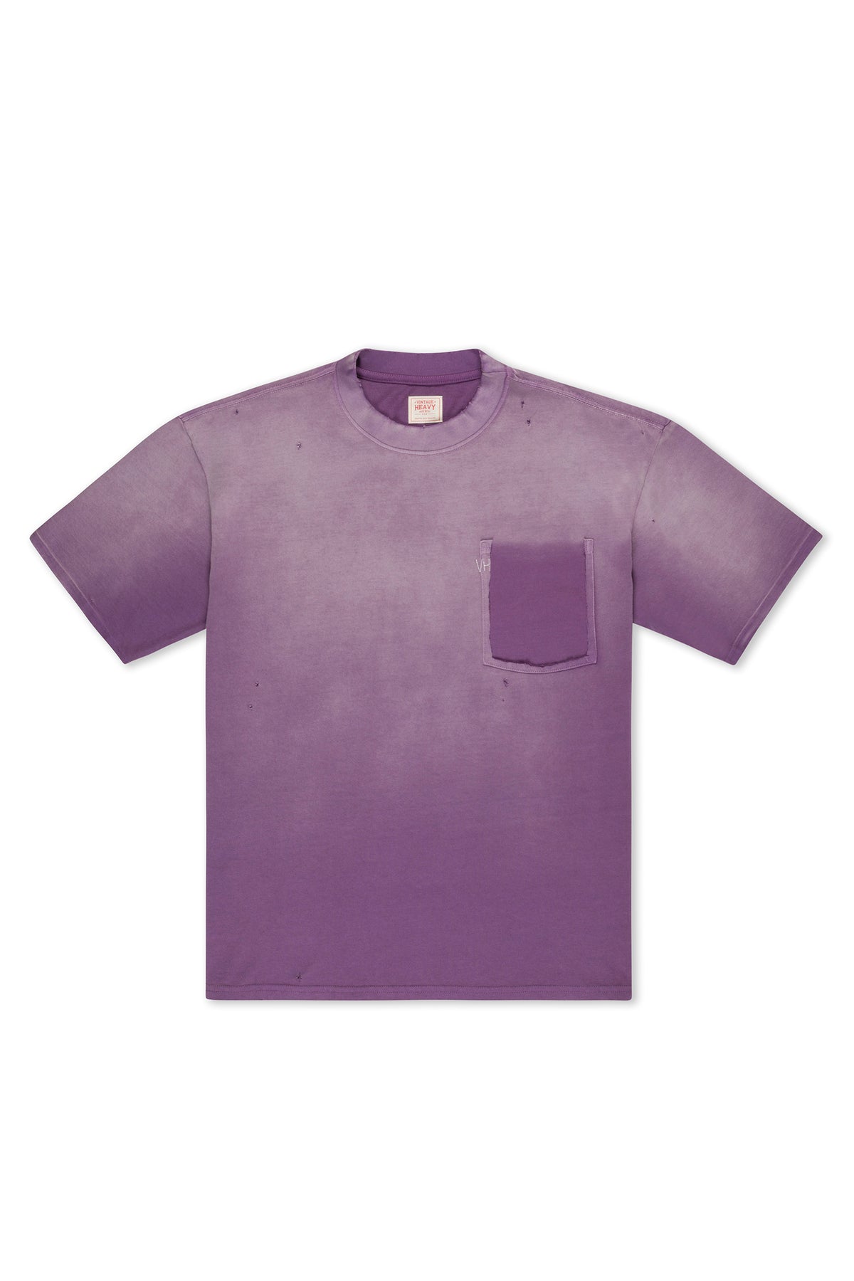 Purple Oversized Blown Pocket Tee