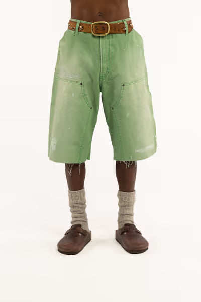 Baggy Canvas Cut Off Short