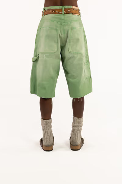 Baggy Canvas Cut Off Short