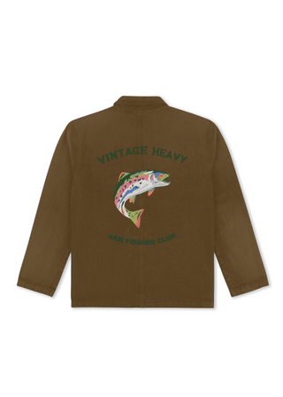 Chore Coat Trout Embroidery