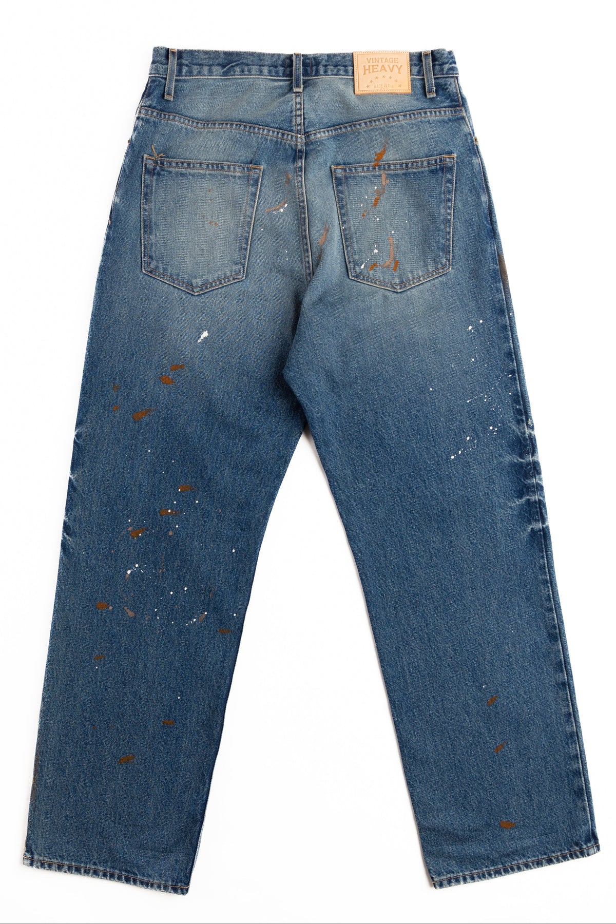 5-Pocket Splattered Denim
