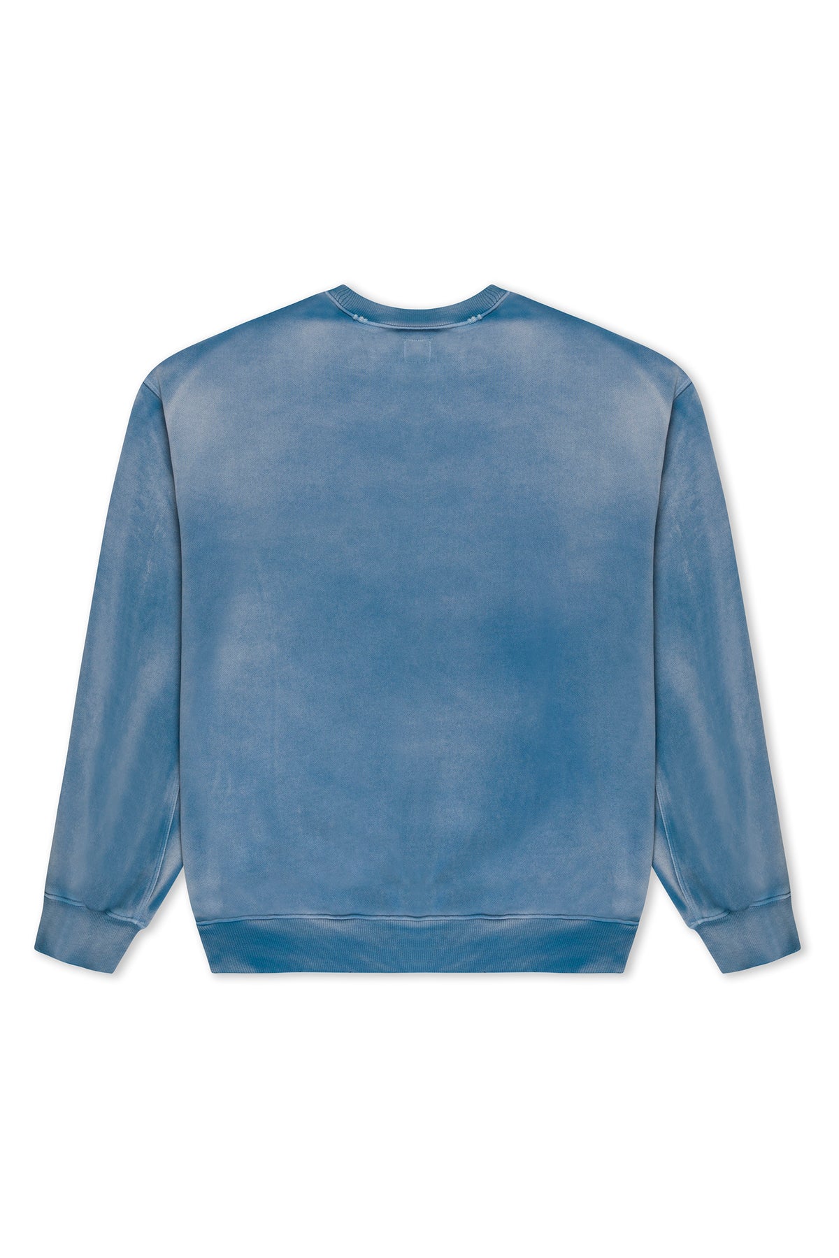 Blue Oversized Aged Crew