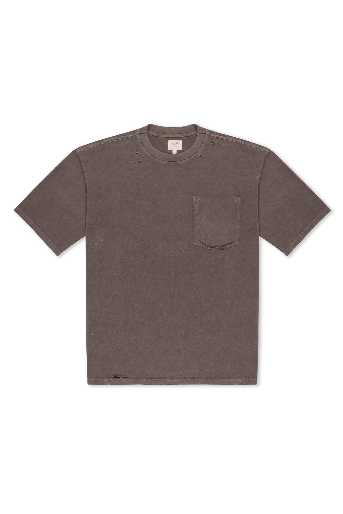Grey Oversized Blown Pocket Tee