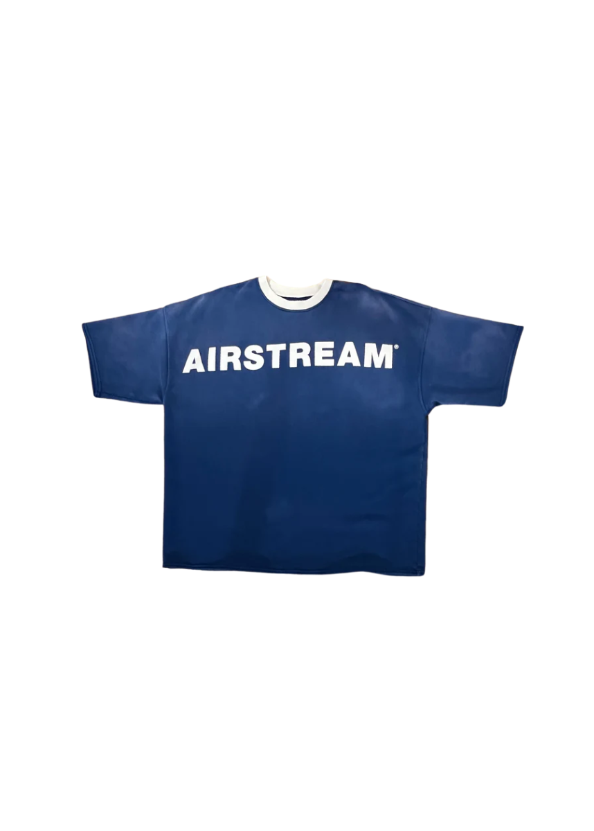 Airstream Short Sleeve Fleece Blue